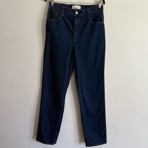 Abercrombie & Fitch Dark Blue Straight Leg Jeans